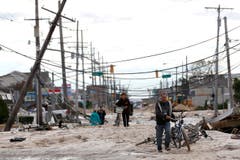 Der Supersturm Sandy richtete massive Schäden an der Infrastruktur an. (Bild: Keystone)
