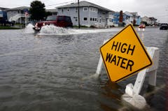 Starker Regen als Vorbote an der US-Ostküste. (Bild: Keystone)