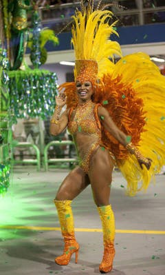 Carnival parade in Sao Paulo (Bild: Keystone)