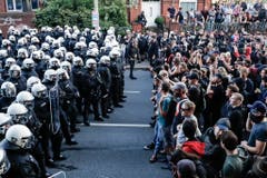 Protest against G20 Summit in Hamburg (Bild: Keystone)