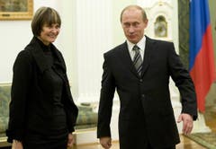 Zu Besuch im Kreml bei Vladimir Putin. (Bild: Keystone)