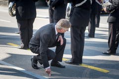 Selbstverständlich wird ganz genau die Formation überprüft. (Bild: Michel Canonica)