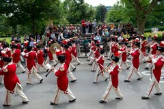 Impressionen vom Eidgenössischen Blasmusikfest St. Gallen (Bild: Ralph Ribi)