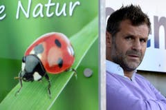 Wenn ein Gesicht Bände spricht: Aaraus Trainer Sven Christ. (Bild: Keystone)