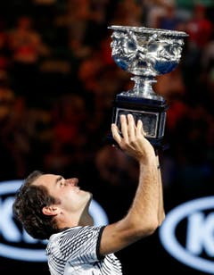 King Federer gewinnt die Australian Open. (Bild: Keystone)