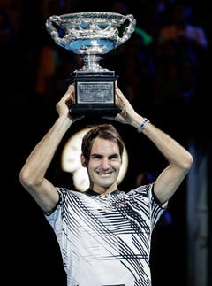 2017 Australian Open gegen Rafael Nadal 6:4, 3:6, 6:1, 3:6, 6:3 (Bild: Mark R. Cristiano / Keystone)