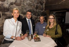 Von links nach rechts: Jasmin Meister, Werner Meister, Erwin Bischof, Jolanda Eichenberger. (Bild: Andrea Stalder)