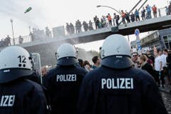 Protest against G20 Summit in Hamburg (Bild: Keystone)