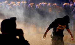 Protest against G20 Summit in Hamburg (Bild: Keystone)