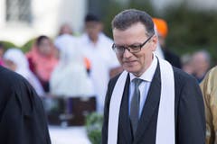 Interreligišse Feier zum eidgenšssischen Bettag, Klosterplatz, St. Gallen (Bild: Peter Käser)