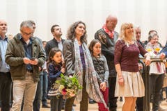 Wahlsonntag im Fürstenlandsaal Gossau. (Bild: Hanspeter Schiess)