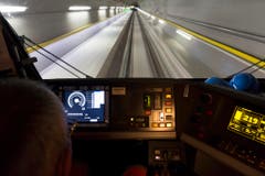 Über 3000 Testfahrten wurden vor der Eröffnung durchgeführt. (Bild: Keystone)