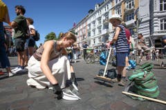 Nach G20-Gipfel - Hamburg räumt auf (Bild: Keystone)