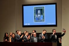 450,3 Mio (2017): Leonardo da Vinci - «Salvator Mundi» (Auktion). (Bild: Julie Jacobson (AP))