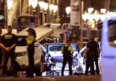 SPAIN BARCELONA PEDESTRIANS HIT (Bild: Keystone/AP Photo/Manu Fernandez)