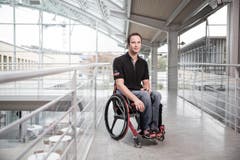 Sein Credo: "Ich will als Sportler respektiert und nicht als Behinderter bewundert werden." (Bild: Manuela Jans- Koch (LZ))