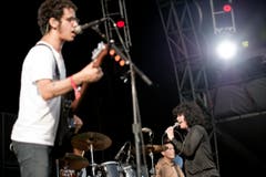 The Mars Volta traten auf der Sitterbühne auf. (Bild: Luca Linder)