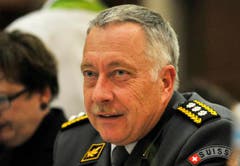 Armeechef André Blattmann kam ebenfalls zu Walters Feier in Wängi. (Bild: Reto Martin)
