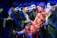 Premiere der Operette «Viktoria und ihr Husar» im Gemeindezentrum Dreitannen in Sirnach, im Bild: Viktoria (Ramona Holy). (Bild: Benjamin Manser)