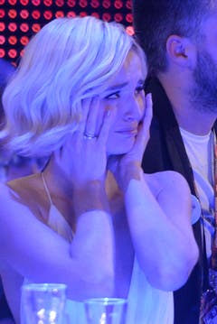 Es hat knapp nicht gereicht für Polina Gagarina, die Vertreterin Russlands. Sie wurde bei der Punktevergabe ausgepfiffen. (Bild: Keystone)