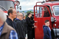 Romanshorn TG , 24.05.2014 / Jugendfeuerwehr Schweizermeisterschaft " Feuer und Wasser " mit Wettkämpen, Fahrzeugausstellung , Rega , Krankenwage und Rettungs - Shows in Romanshorn . (Bild: Donato Caspari)
