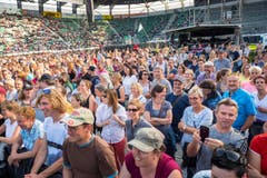 Herbert Grönemeyer gibt ein Konzert in der AFG Arena. (Bild: Andrea Stalder)