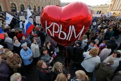 RUSSIA CRIMEA ONE YEAR ANNIVERSARY (Bild: Keystone)