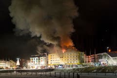 SCHWEIZ AROSA BRAND HOTEL (Bild: Keystone)
