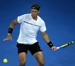 Der Spanier Rafael Nadal in action. (Bild: Keystone)