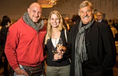 Stefan Burkhalter, Angela Stocker und Hausi Leutenegger. (Bild: Reto Martin)