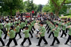 Impressionen vom Eidgenössischen Blasmusikfest St. Gallen (Bild: Ralph Ribi)