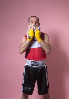 Amateur Maziar Hosseinpour Gohari, Jahrgang 1979, Boxing Club Luzern. (Bild: Benjamin Manser und Urs Bucher)