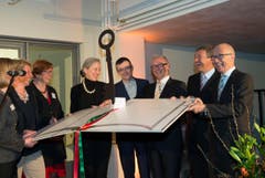 St. Gallen - Einweihung der neuen Stadtbibliothek in der Hauptpost (Bild: Ralph Ribi)