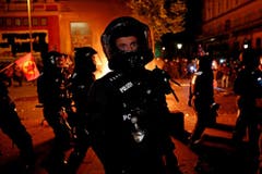 Protest against G20 Summit in Hamburg (Bild: Keystone)