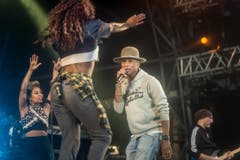 Hip-Hop-Grösse aus den USA: Pharrell Williams. (Bild: Michel Canonica)
