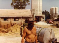 Im Kibbuz Bet Alfa war Ueli Eisenhut für den Kuhstall verantwortlich. (Bild: Ueli Eisenhut)