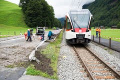 SCHWEIZ VERKEHR UNFALL BAHNUEBERGANG WOLFENSCHIESSEN (Bild: Keystone)