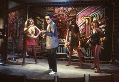 23.04.1982: Der österreichische Popstar Falco bei seinem Auftritt im «WWF-Club in Köln». (Bild: Keystone)