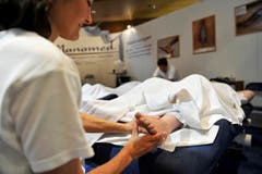 Auch ein Verwöhnprogramm gibt es an der Weinfelder Messe. (Bild: Reto Martin)