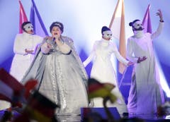 Die stimmgewaltige Bojana Stamenov ging für Serbien ins Rennen. (Bild: Keystone)