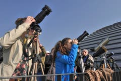 Jeder wollte ein möglichst gutes Bild schiessen. (Bild: Donato Caspari)