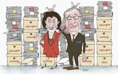 Hatte Tom geahnt, was da noch kommen wird? Seine Legende: Die Schweiz und die EU verhandeln wieder miteinander (9. April 2017). (Bild: Tom Werner)