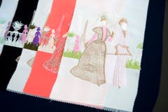 Detail aus einer Japan-Kollektion der Jakob Schlaepfer AG. (Bild: Urs Jaudas)