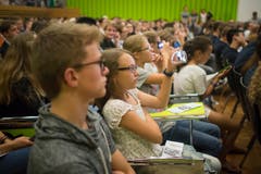 Das Ereignis wurde mit dem Handy aufgezeichnet. (Bild: Benjamin Manser)