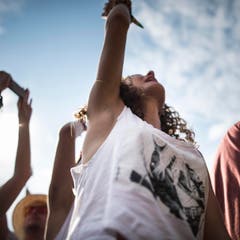 OPENAIR ST. GALLEN 2015 - Impressionen während dem Kontert von Stress auf der Sitterbühne (Bild: Peer Füglistaller)