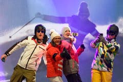 OPENING CEREMONY, EROEFFNUNGSFEIER, CEREMONIE D'OUVERTURE, SKI ALPIN, FIS SKI ALPIN WELTMEISTERSCHAFTEN, SKI ALPIN CHAMPIONNATS DU MONDE, ALPINE SKIING WORLD CHAMPIONSHIPS, (Bild: Keystone)