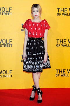Am 9. Januar 2014 erscheint Peaches Geldof zur Kinopremiere von«'The Wolf of Wall Street» in London. (Bild: Keystone)