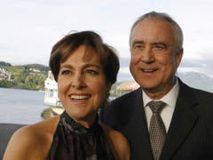 Kurt Felix und seine Frau Paola - sie wussten die schönen Seiten des Lebens zu geniessen. (Bild: Keystone)