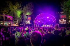 Das Wetter spielte mit: Am Konzert der Spider Murphy Gang. (Bild: Urs Bucher)