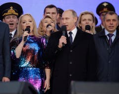 RUSSIA CRIMEA ONE YEAR ANNIVERSARY (Bild: Keystone)